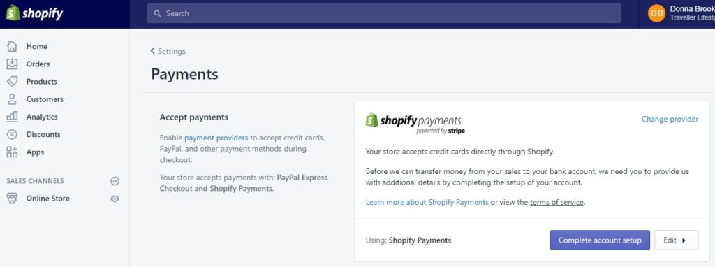 if you have an online store or are an eCommerce business or startup then you must collect your customer's payment. This image shows the Shopify payments dashboard for all users 