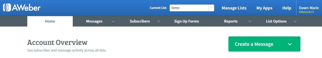 how to successfully build your first email list from scratch aweber sign up form-min (1)