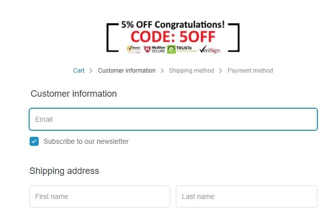 increase ecommerce conversions discount code-min