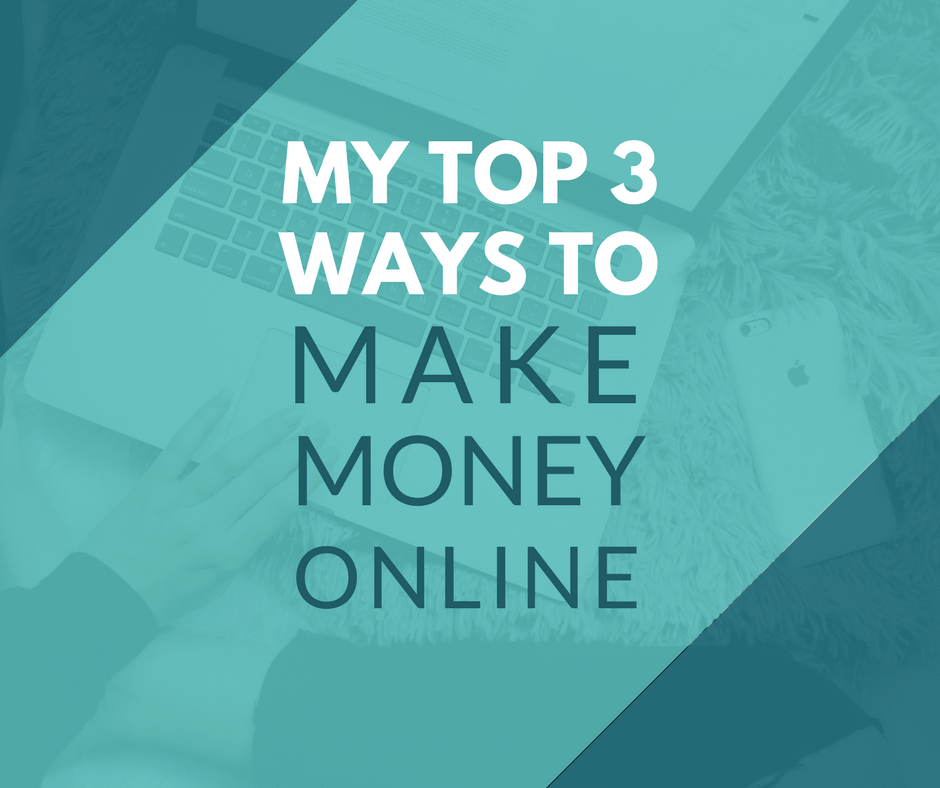 A screenshot with the top 3 legitimate ways to make money online