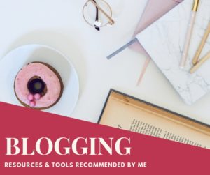 blogging resources and tools recommended by me