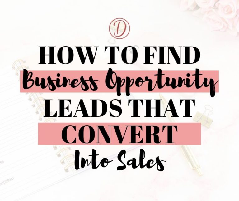 Where To Find Business Opportunity Leads That Convert Into Sales