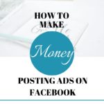 how to make money posting ads on facebook
